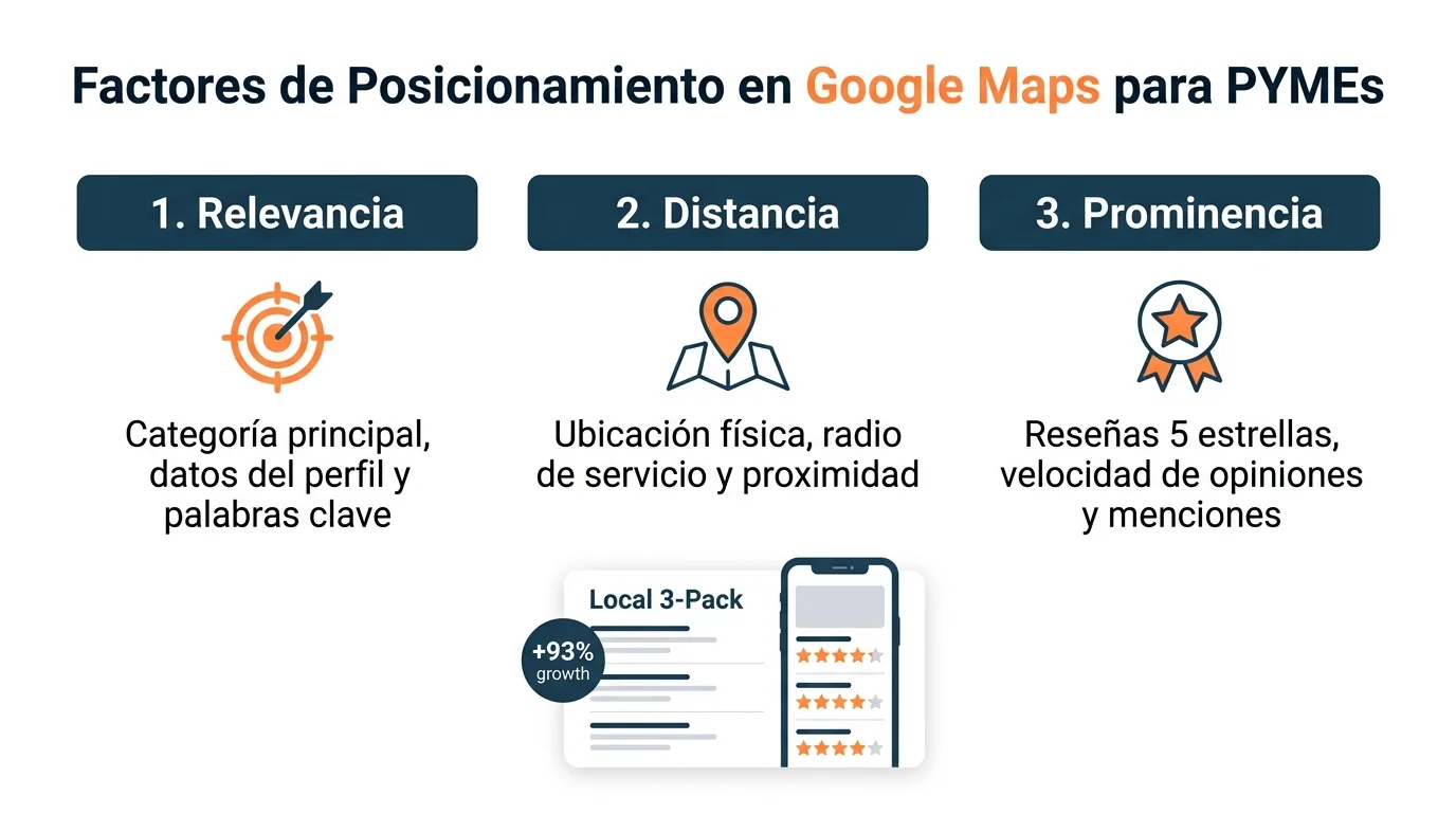 Cómo posicionar en Google Maps en 2026: Guía paso a paso para PYMEs (con datos reales)